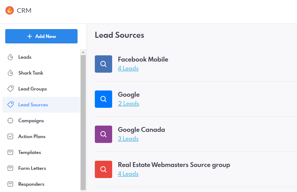 lead sources